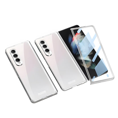 Electroplating Screen Protector Film Integrated Case for Samsung Galaxy Z Fold5/4/3