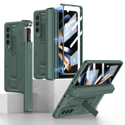 Magnetic Hinge Armor Bracket Slide S Pen Slot Cover for Samsung Galaxy Z Fold4