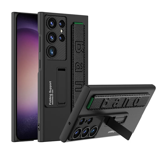 Magnetic Adjustable Bracket Luxury Wristband Holder Phone Case For Samsung Galaxy S23 S22 Ultra Plus