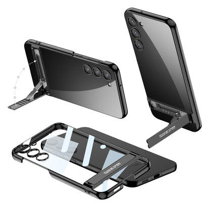 3 Level Adjustable Holder Plating Case for Samsung Galaxy S23 Ultra / S23 Plus / S23
