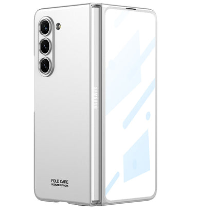 Frosted Ultra-thin Tempered Film Integration Case for Galaxy Z Fold5