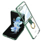 Phantom Plating Anti-drop Ring Bracket Case for Samsung Galaxy Z Flip5 Flip4 Flip3