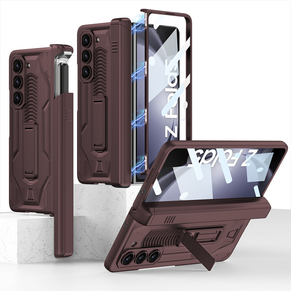 Magnetic Hinge Armor Bracket Slide S Pen Slot Cover for Samsung Galaxy Z Fold5