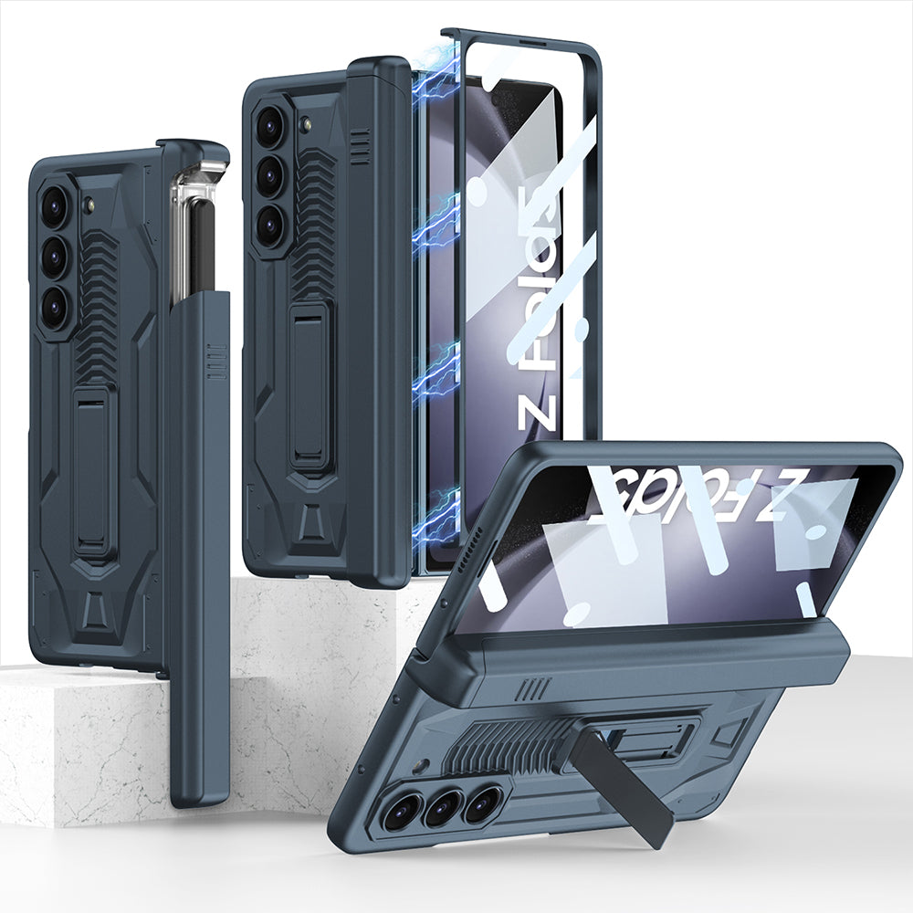 Magnetic Hinge Armor Bracket Slide S Pen Slot Cover for Samsung Galaxy Z Fold5