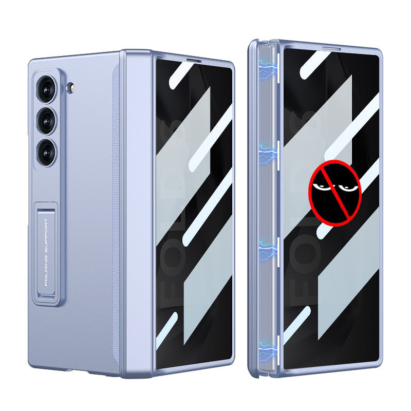 Magnetic Hinge Stand Anti-peep/HD Screen integrated Case for Galaxy Z Fold 7/6/5/4/3