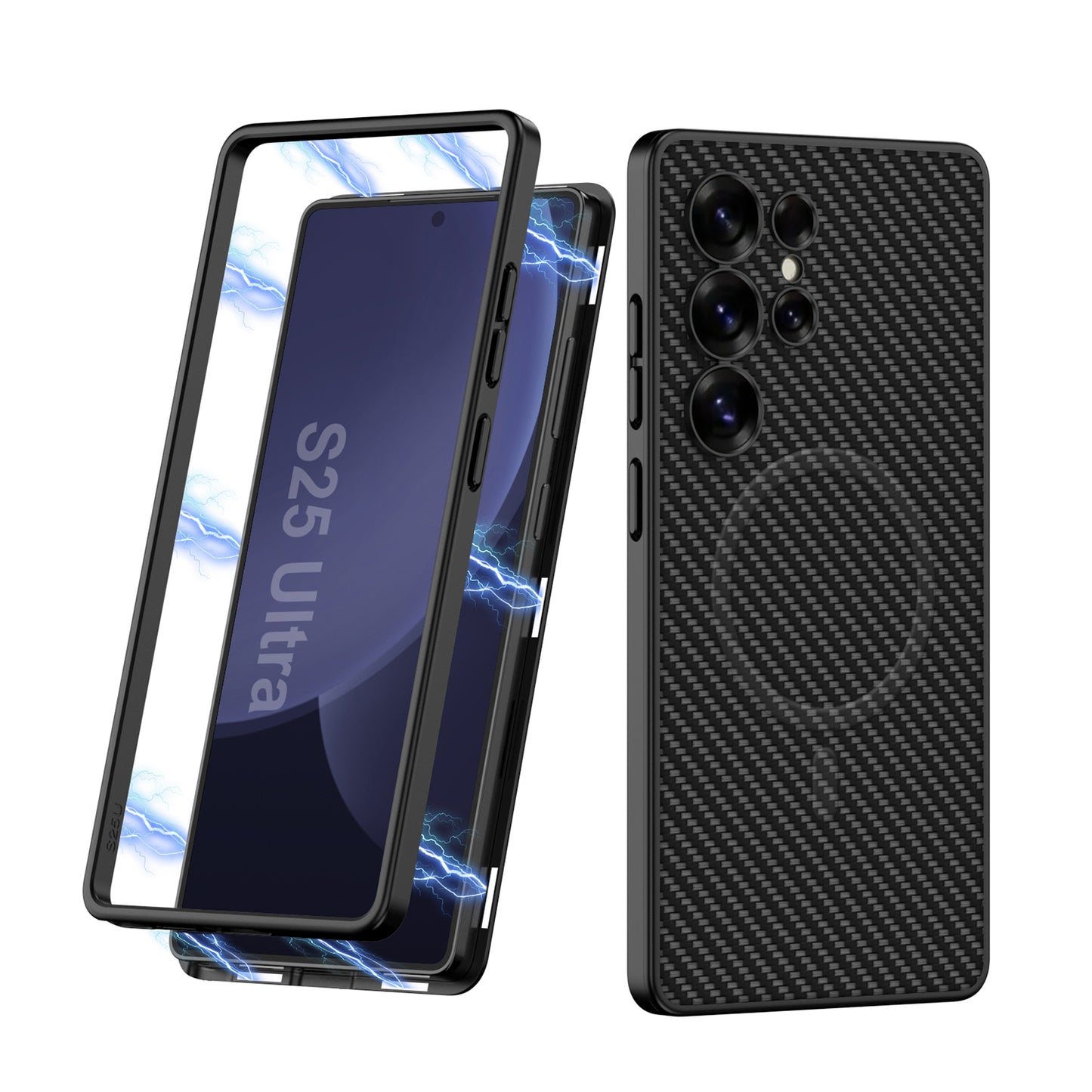 Magnetic 2 in 1 Shockproof Phone Case For Samsung Galaxy S25 Ultra