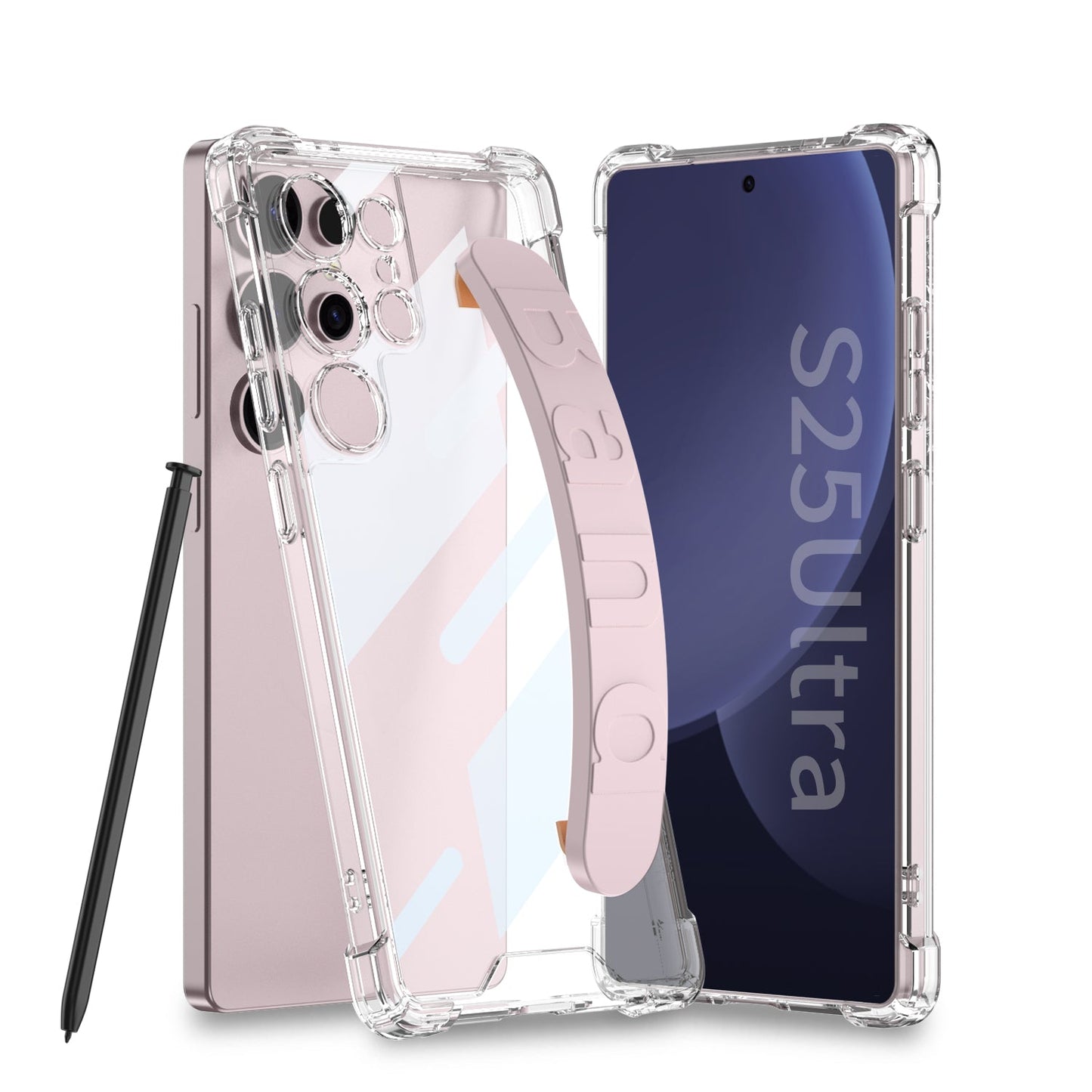 Wrist Strap Shockproof Case for Galaxy S25 Ultra