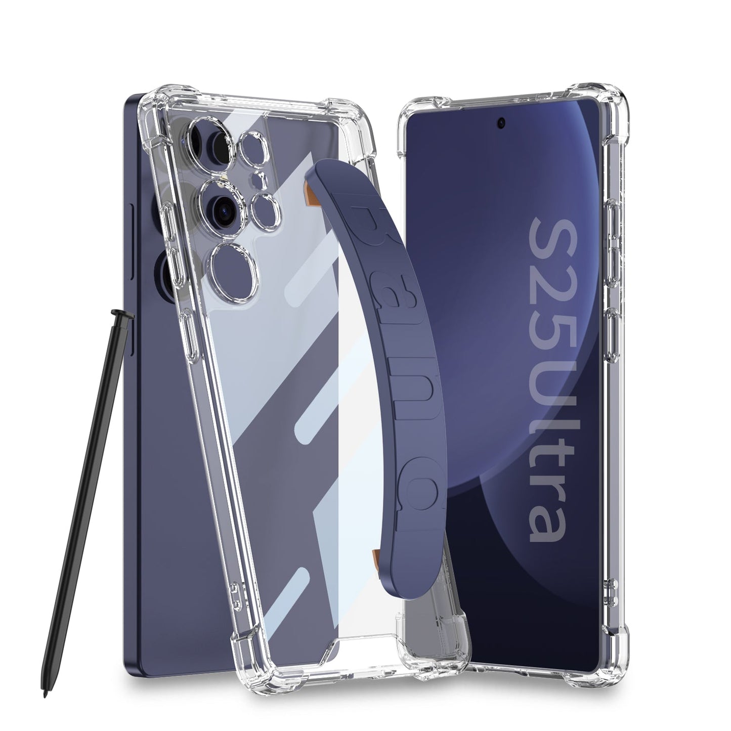 Wrist Strap Shockproof Case for Galaxy S25 Ultra