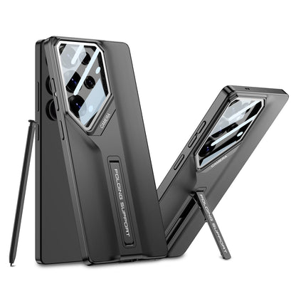 Anti-fall Camera Lens Protection Kickstand Case for Galaxy S25 Ultra