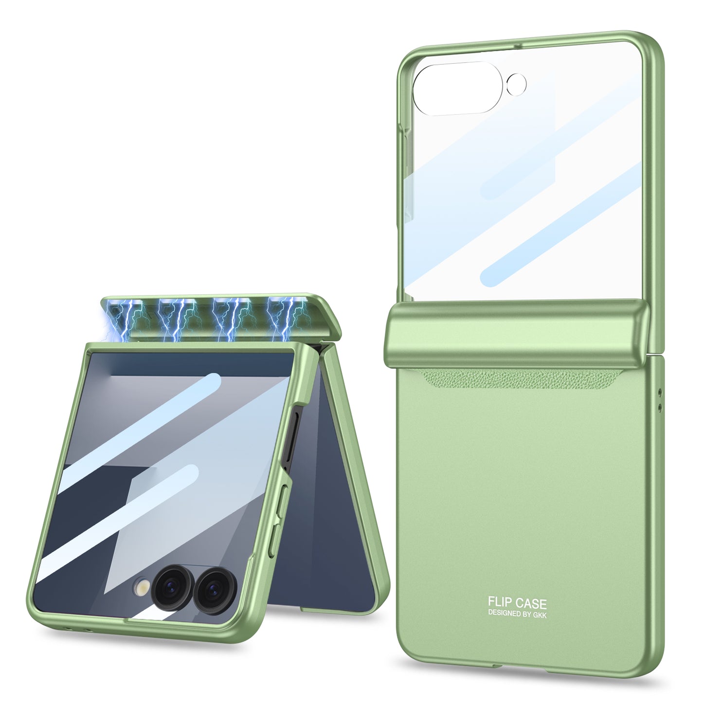 Magnetic Hinge All-inclusive Protection Cover with HD/Privacy Glass Film for Galaxy Z Flip 7