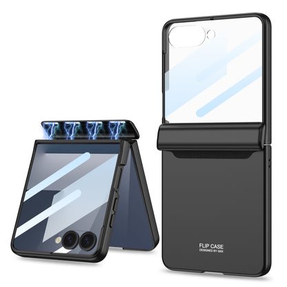 Magnetic Hinge All-inclusive Protection Cover with HD/Privacy Glass Film for Galaxy Z Flip 7