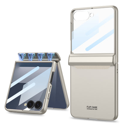 Magnetic Hinge All-inclusive Protection Cover with HD/Privacy Glass Film for Galaxy Z Flip 7
