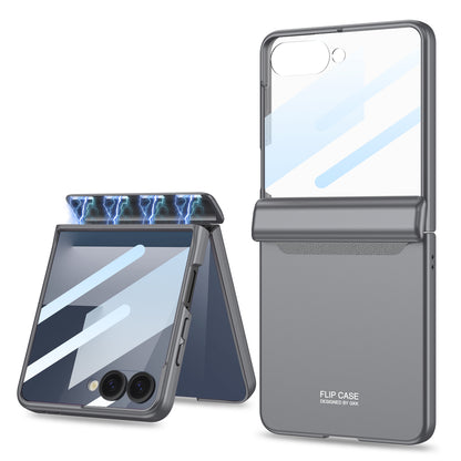 Magnetic Hinge All-inclusive Protection Cover with HD/Privacy Glass Film for Galaxy Z Flip 7