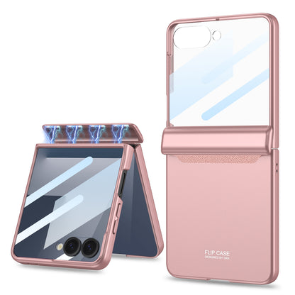Magnetic Hinge All-inclusive Protection Cover with HD/Privacy Glass Film for Galaxy Z Flip 7