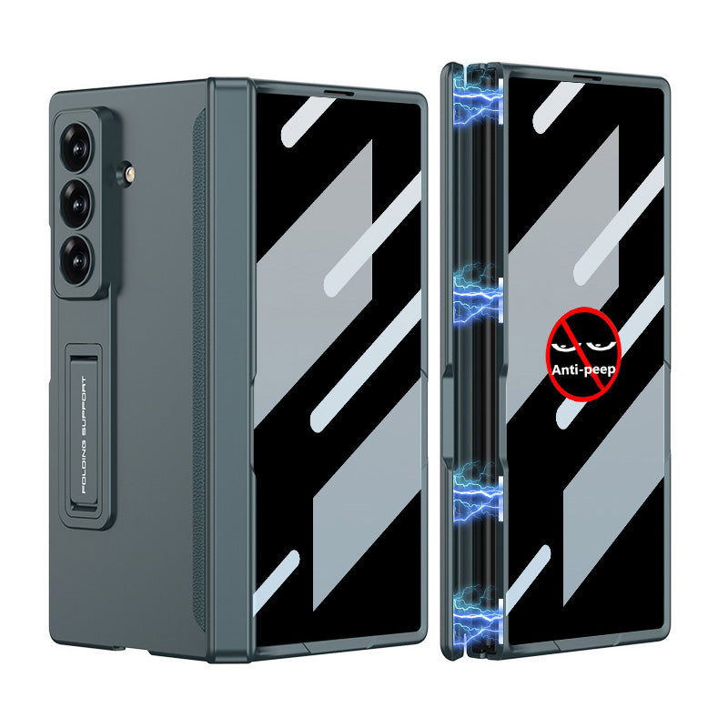 Magnetic Hinge Stand Anti-peep/HD Screen integrated Case for Galaxy Z Fold 7/6/5/4/3