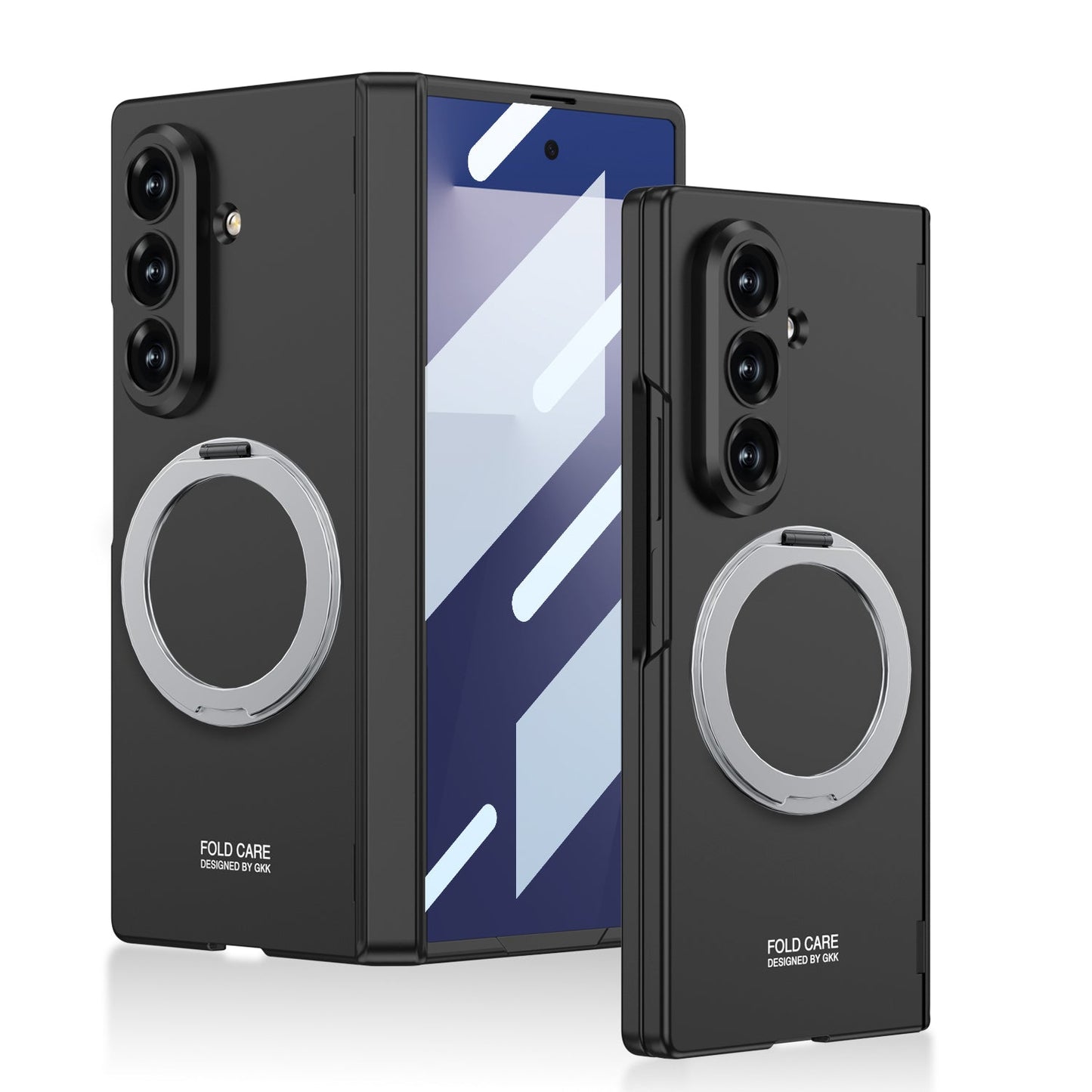 Luxurious Magnetic Ring Holder Phone Case For Galaxy Z Fold 7