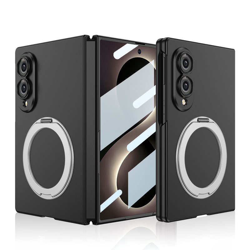 Ultra-thin Shockproof Phone Cover With Ring Holder For Galaxy Z Fold 8/7/6/5/4/3 Wide Ultra