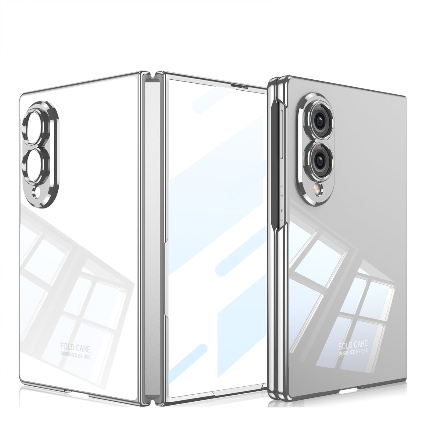 Galaxy Z Fold 8/7/6/5/4 Luxury Slim Case ¨C Premium Matte Gold Full Coverage Foldable Phone Cover