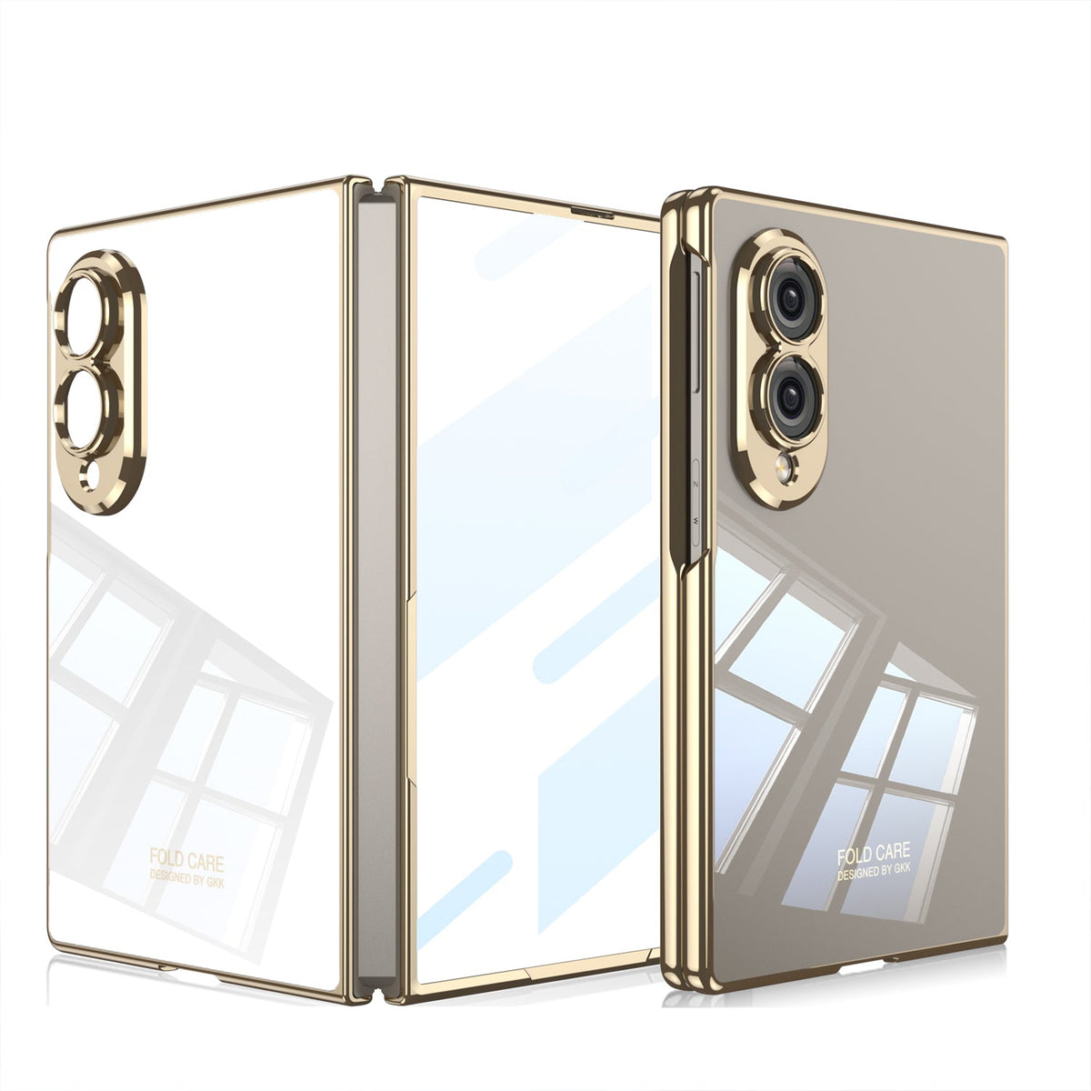 Galaxy Z Fold8 Wide Ultra Luxury Slim Case ¨C Premium Matte Gold Full Coverage Foldable Phone Cover