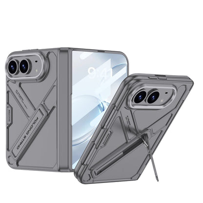 Armor Full-Body Protection Case For iPhone Ultra – Hidden Kickstand,Tempered Glass Screen Protector