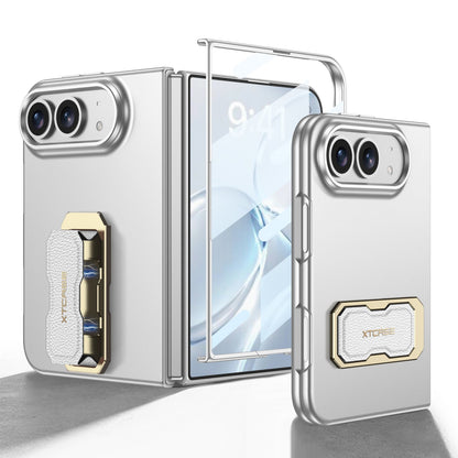 iPhone Ultra | Slim Full‑Coverage Phone Case Built-in Tempered Glass Film & Magnetic Finger‑Ring Grip