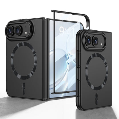 iPhone Ultra | Slim Full‑Coverage Phone Case Built-in Tempered Glass Film & Magnetic Ring