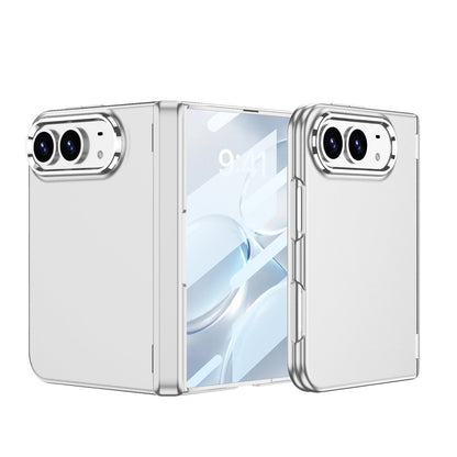iPhone Ultra - Magnetic Hinge Protection Fashion Cover Built-in Tempered Glass Film