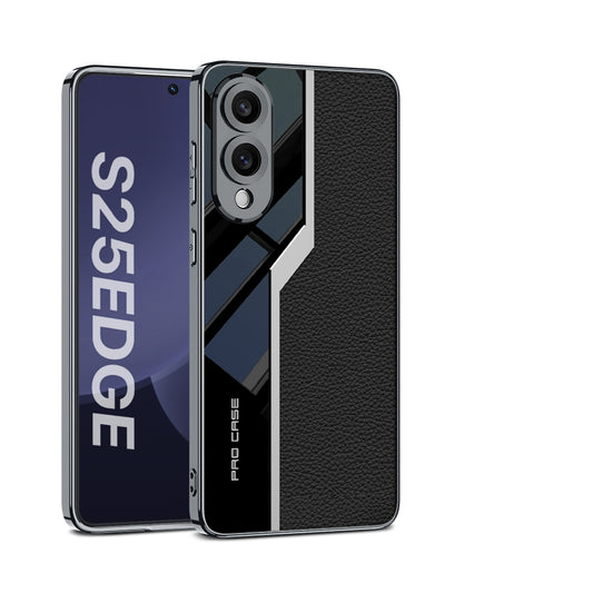Business Leather Cover-Shockproof For Galaxy S25 Edge
