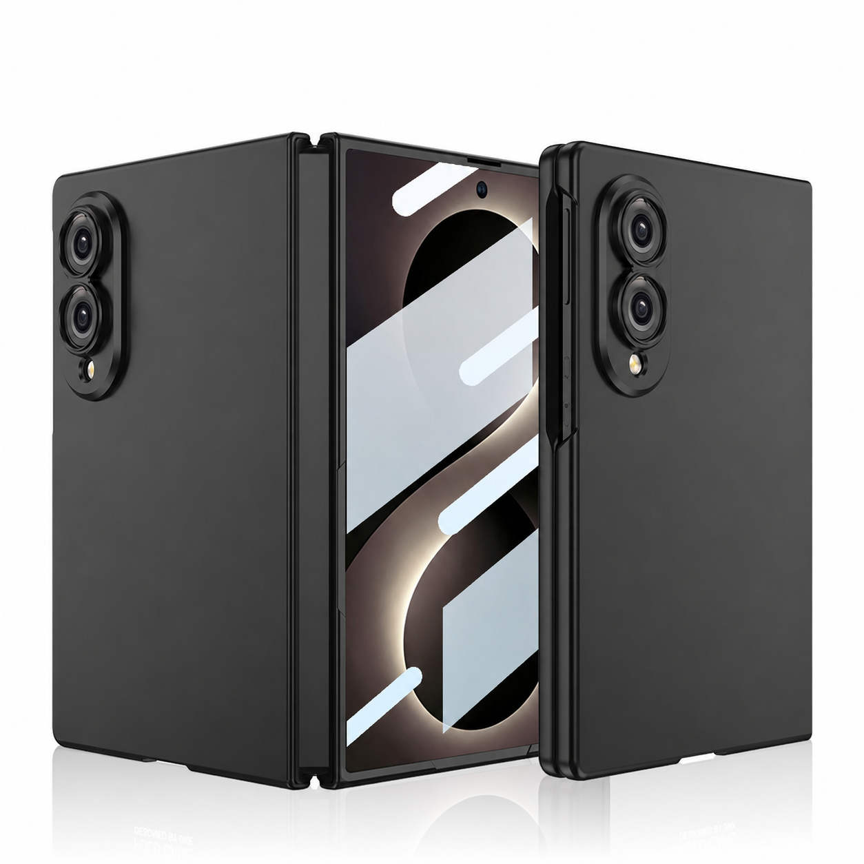 Galaxy Z Fold 8 Matte Black Slim Armor Case ¨C Ultra-Thin Full Coverage Protection