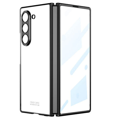 Electroplating Screen Protector Film Integrated Case for Galaxy Z Fold6