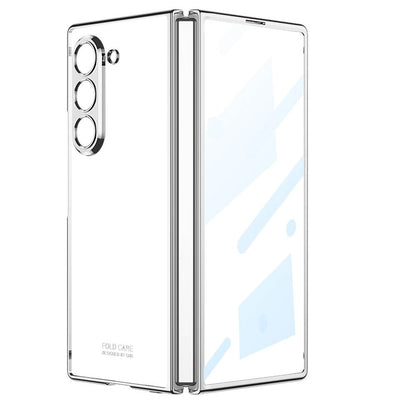 Electroplating Screen Protector Film Integrated Case for Galaxy Z Fold6