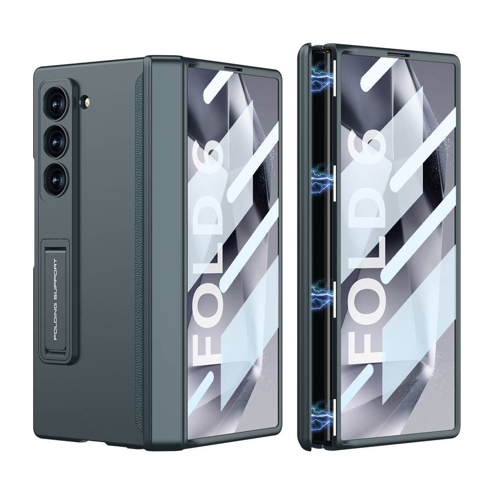 Galaxy Z Fold6 | HD Film | Magnetic Hinge Stand Cover