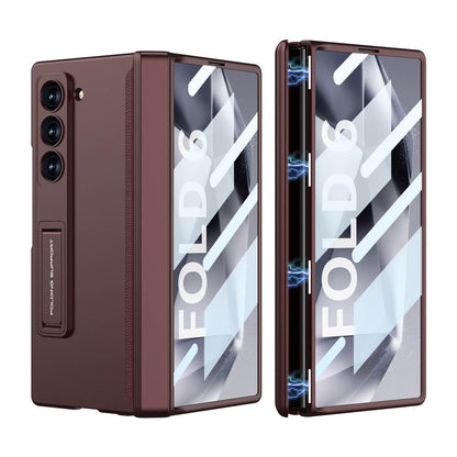 Magnetic Hinge Stand Anti-peep/HD Screen integrated Case for Galaxy Z Fold 7/6/5/4/3