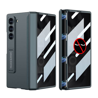 Magnetic Hinge Stand Anti-peep Screen Protector integration Case for Galaxy Z Fold6