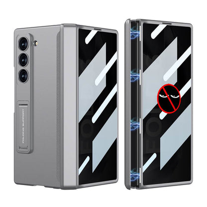 Magnetic Hinge Stand Anti-peep Screen Protector integration Case for Galaxy Z Fold6