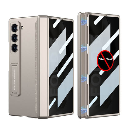 Magnetic Hinge Stand Anti-peep Screen Protector integration Case for Galaxy Z Fold6