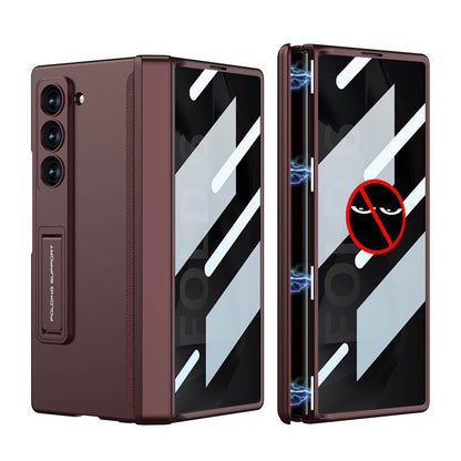 Magnetic Hinge Stand Anti-peep Screen Protector integration Case for Galaxy Z Fold6