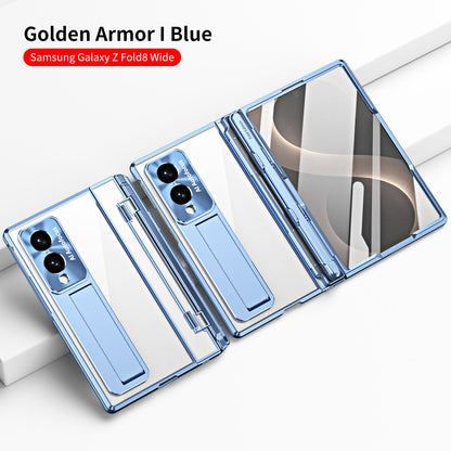 Armor Electroplated Shockproof Phone Case With Screen Protector For Galaxy Z Fold 8/7/6/5/4/3