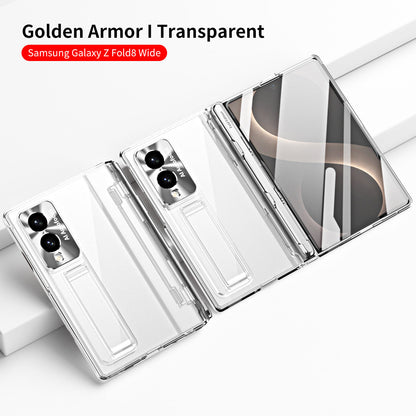 Armor Electroplated Shockproof Phone Case With Screen Protector For Galaxy Z Fold 8/7/6/5/4/3 Wide Ultra