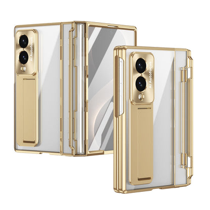 Armor Electroplated Shockproof Phone Case With Screen Protector For Galaxy Z Fold 8/7/6/5/4/3 Wide Ultra