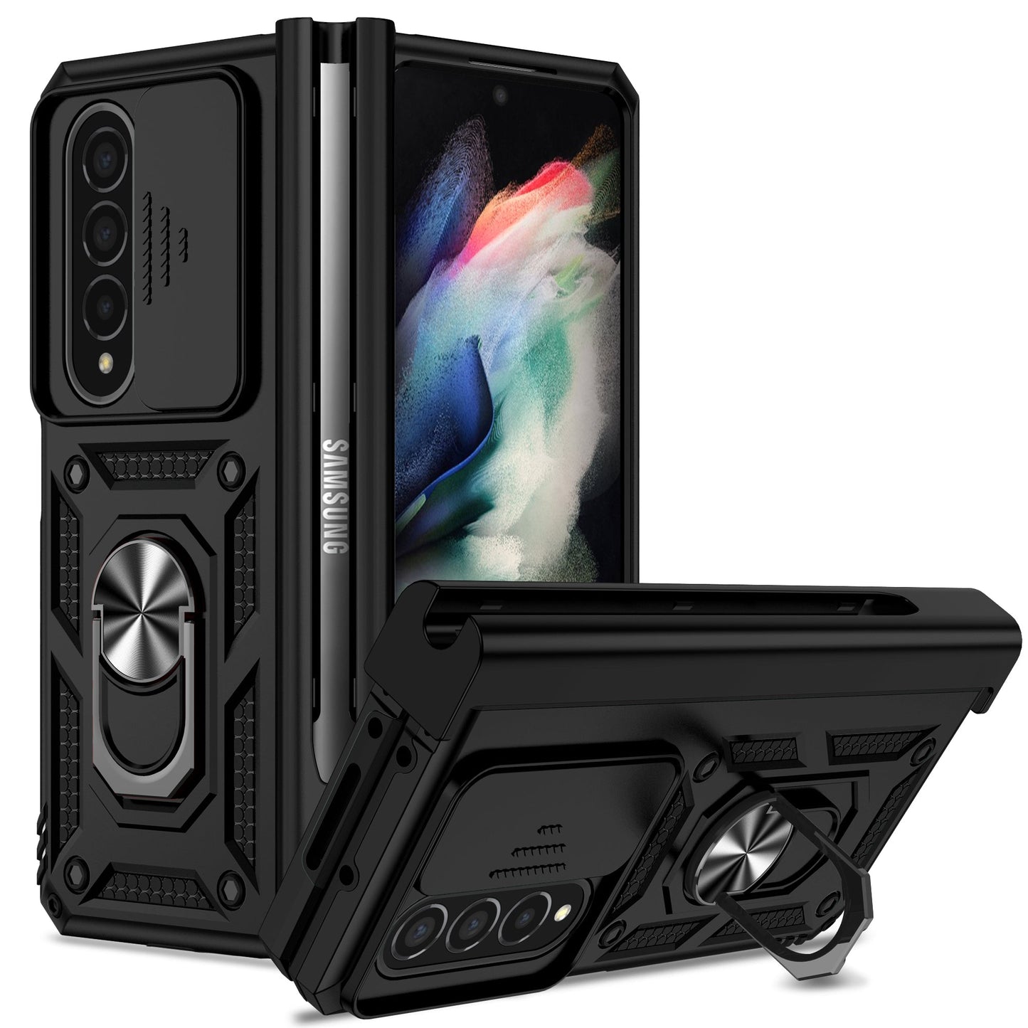 Armor All-inclusive Protective Phone Case For Samsung Galaxy Z Fold5 Fold4 - Mycasety Mycasety