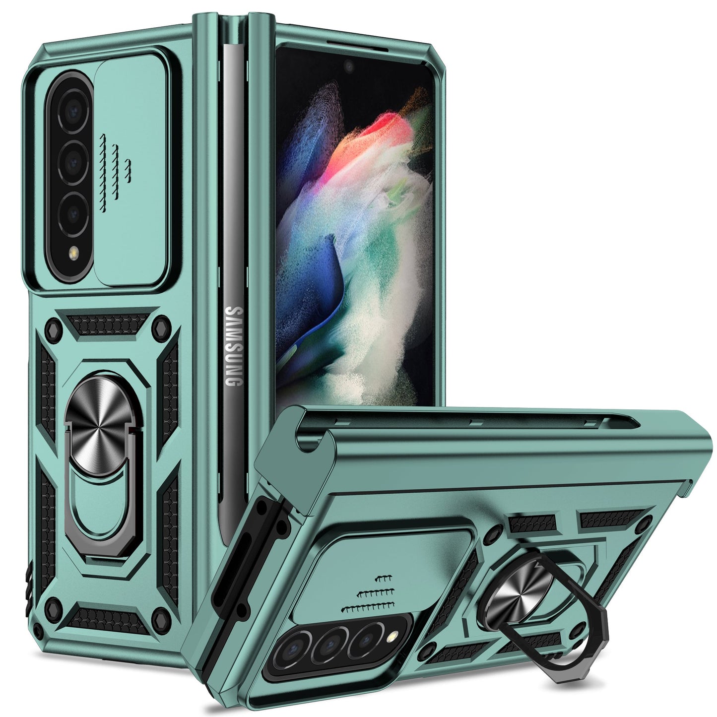 Armor All-inclusive Protective Phone Case For Samsung Galaxy Z Fold5 Fold4 - Mycasety Mycasety