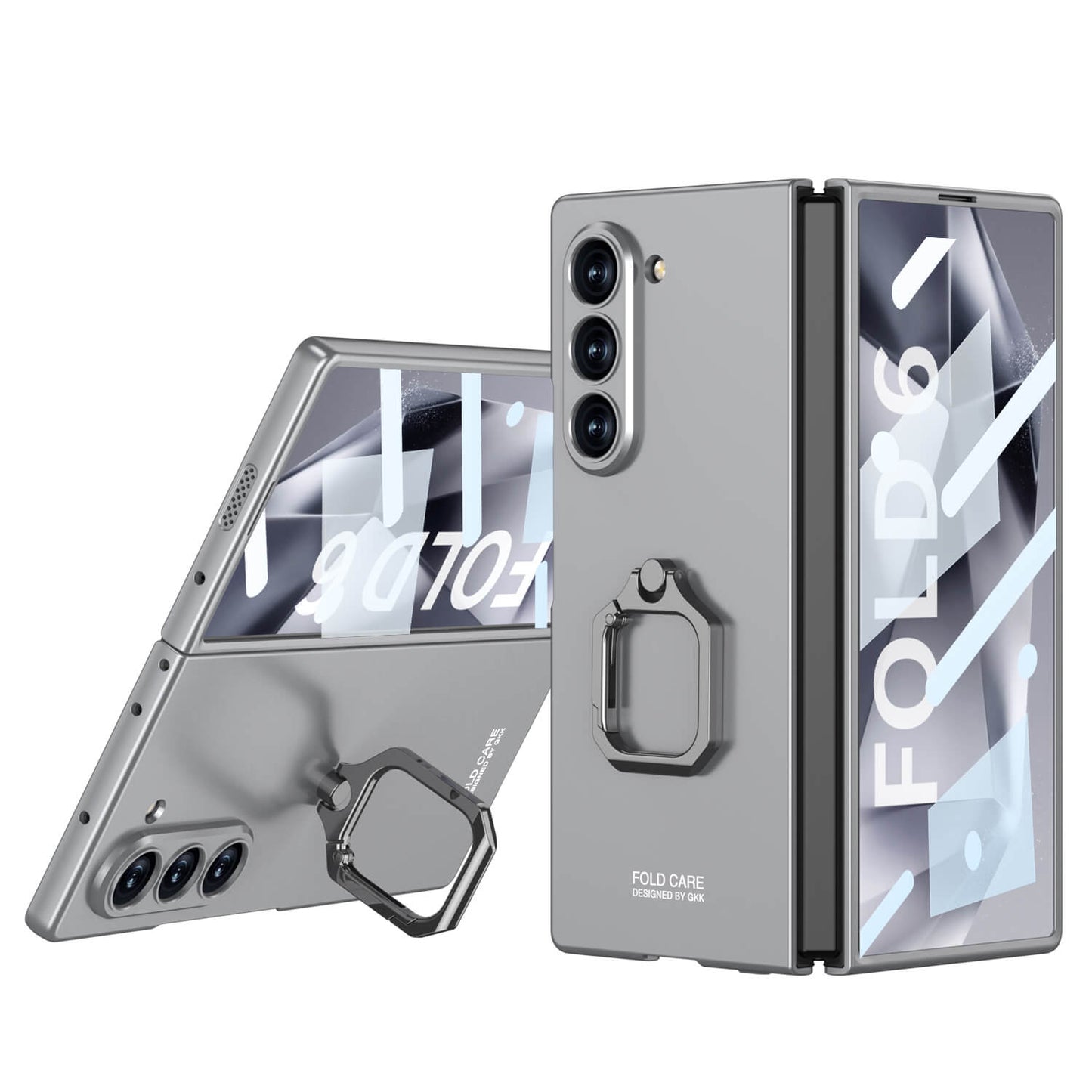 Ultra-thin Ring Cover with Screen Film for Galaxy Z Fold6