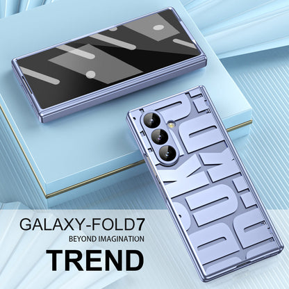 Trend Design Phantom Plating Hinge Protection Phone Case With Screen Film For Galaxy Z Fold 7/6/5/4/3