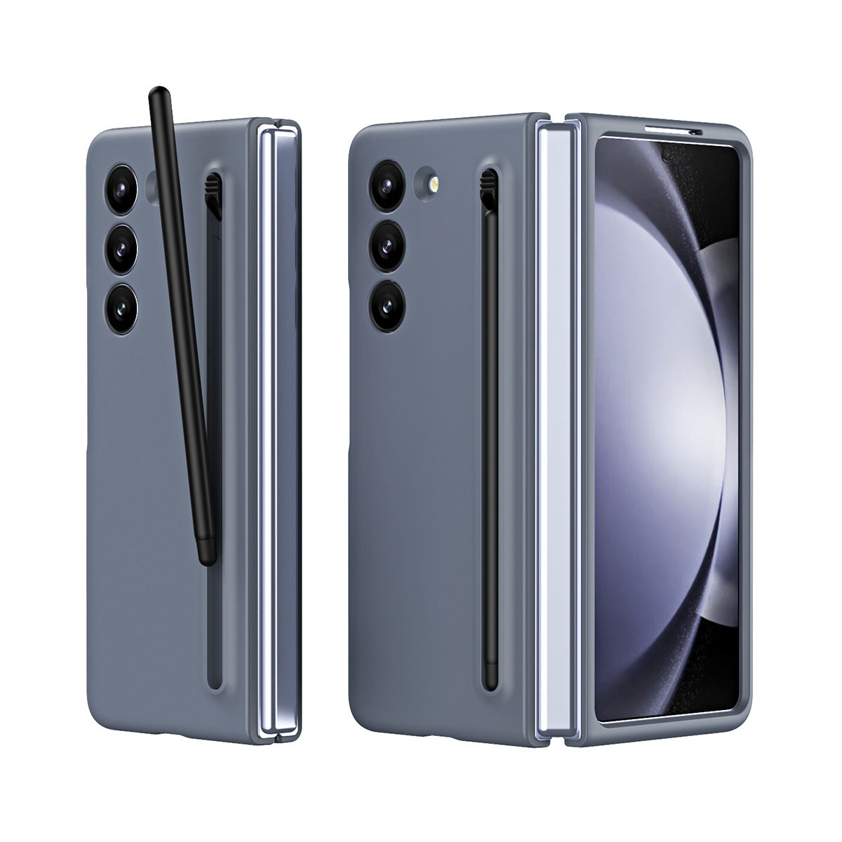 Anti-fall Protective Phone Case With Pen Tray Shell For Galaxy Z Fold 7/6/5/4/3