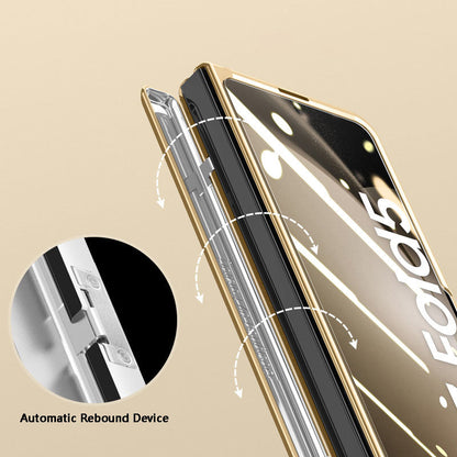 Galaxy Z Fold5 Luxurious Leather All-inclusive Protection Phone Case