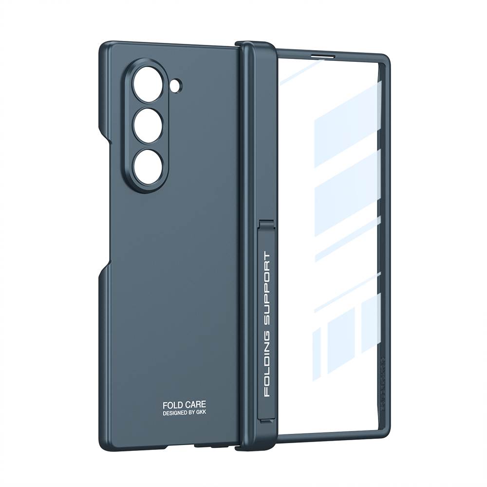 Magnetic Hinge Holder Integrated Screen Glass Matte Case for Galaxy Z Fold6