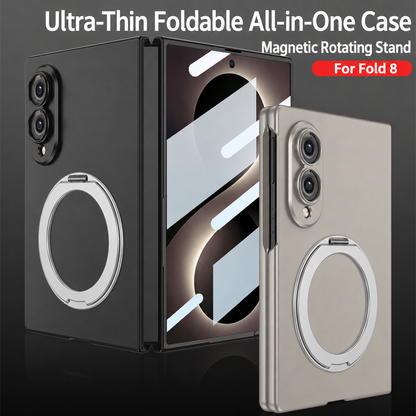 Ultra-thin Shockproof Phone Cover With Ring Holder For Galaxy Z Fold 8/7/6/5/4/3 Wide Ultra