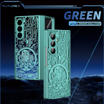 Cyberpunk Style Shockproof Phone Case For Galaxy Z Fold 7/6/5/4/3