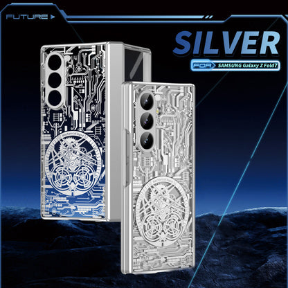 Cyberpunk Style Shockproof Phone Case For Galaxy Z Fold 7/6/5/4/3